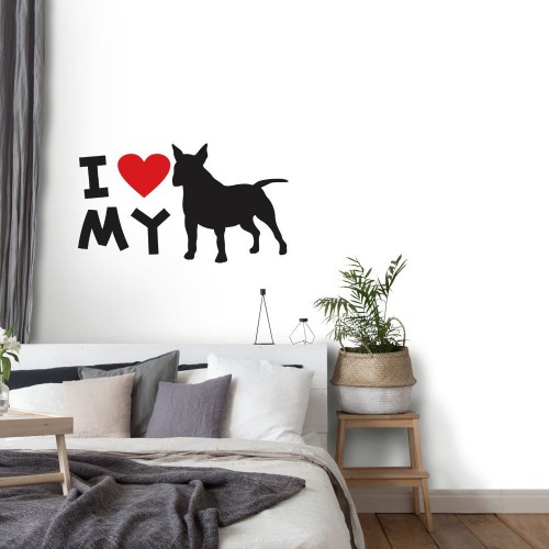 Adesivo de parede Adesivo de Parede Bull Terrier