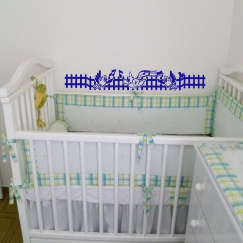 Adesivo de parede Adesivo de Parede Cerquinha Pássaros