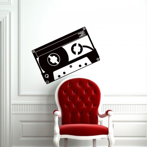 Adesivo de parede Adesivo de Parede Fita K7