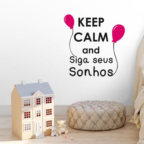 Adesivo de parede Adesivo de Parede Siga seus Sonhos