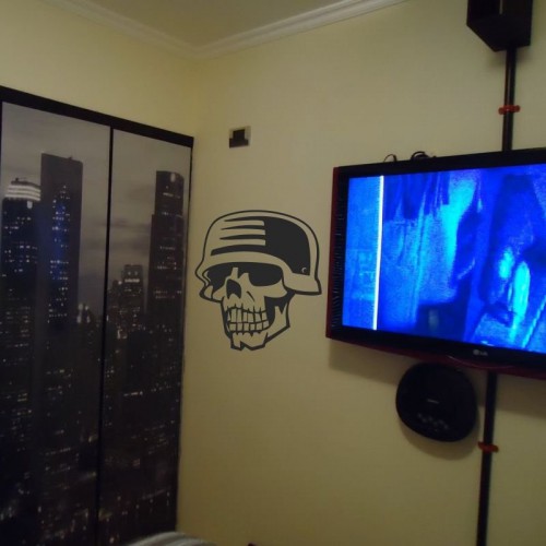 Adesivo de parede Adesivo de Parede Skull 04