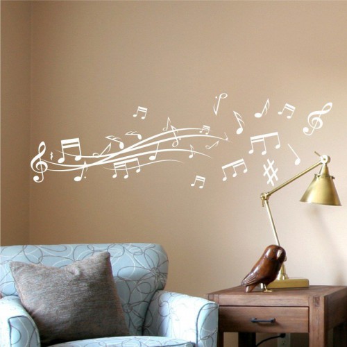 Adesivo de parede Adesivo de Parede Wind Music
