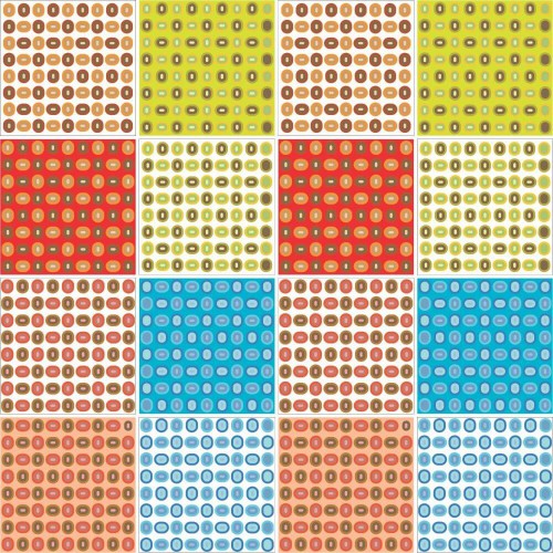 Adesivo de parede Adesivo para Azulejo Circular