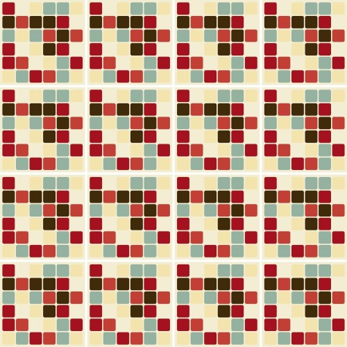Adesivo de parede Adesivo para Azulejo Pastilhas Vintage