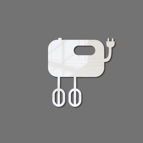 Adesivo de parede Espelho Decorativo Batedeira