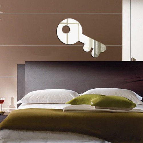 Adesivo de parede Espelho Decorativo Chave