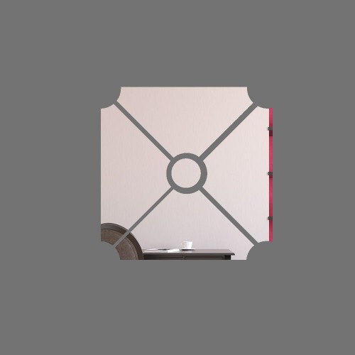 Adesivo de parede Espelho Decorativo Quadro