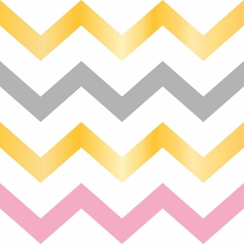 Adesivo de parede Papel de Parede Chevron Olivia Girl