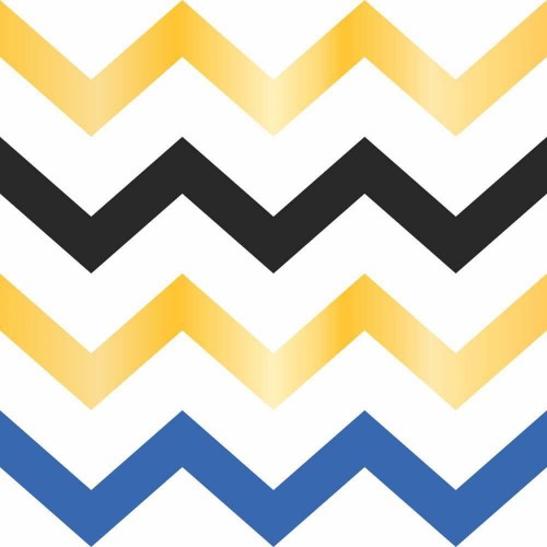 Adesivo de parede Papel de Parede Chevron Olivia Navy