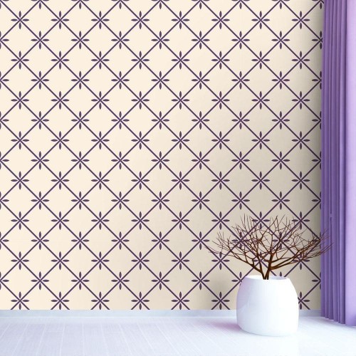 Adesivo de parede Papel de Parede Flowers Line