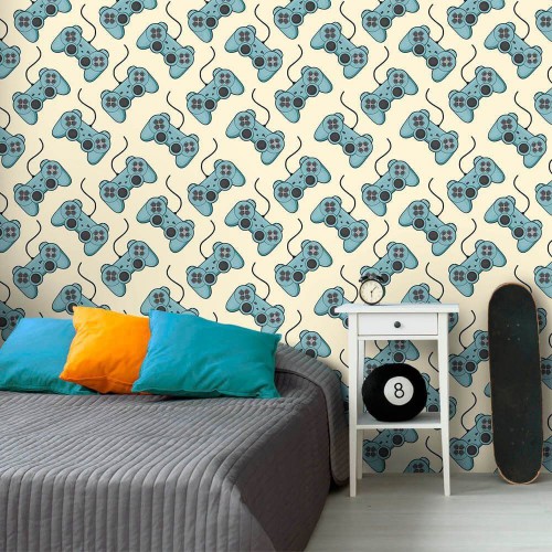 Adesivo de parede Papel de Parede Gamer Soft