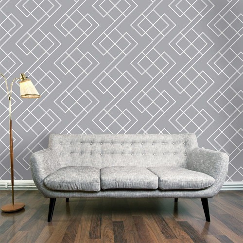 Adesivo de parede Papel de Parede Geometria Chiq