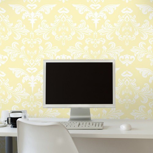 Adesivo de parede Papel de Parede Lilac Yellow