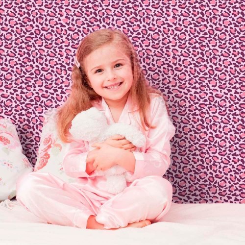 Adesivo de parede Papel de Parede Oncinha Girl