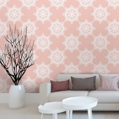 Adesivo de parede Papel de Parede Psicoflowers Cream