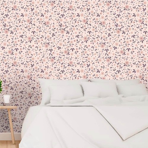 Adesivo de parede Papel de Parede Serenidade Lavanda