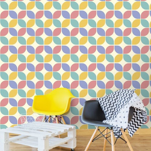 Adesivo de parede Papel de Parede Simétrico