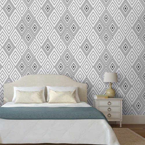 Adesivo de parede Papel de Parede Triângulos Linhas