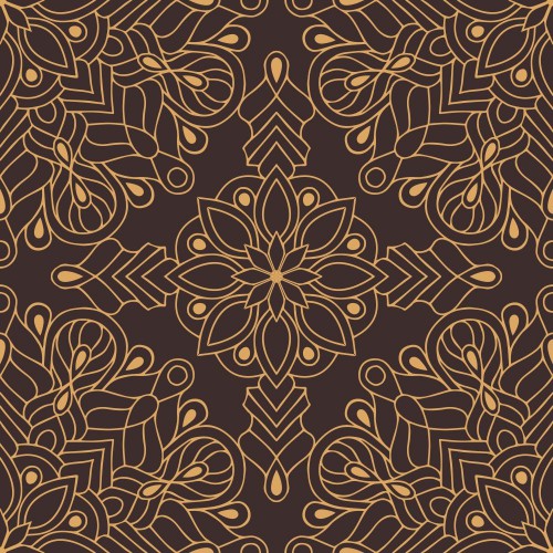 Adesivo de parede Papel de Parede Vintage Arabesco