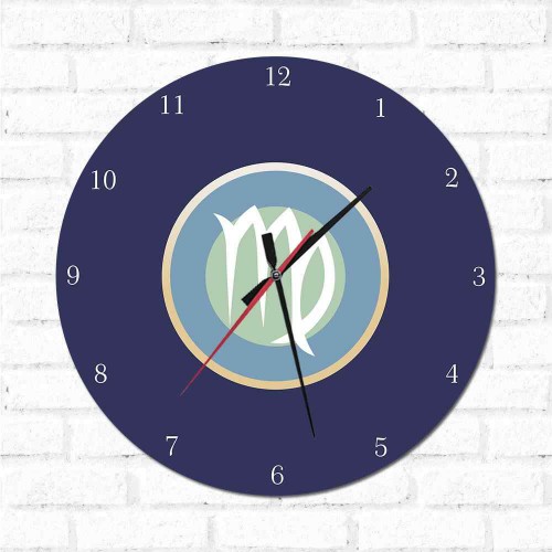 Adesivo de parede Relógio Decorativo Virgem