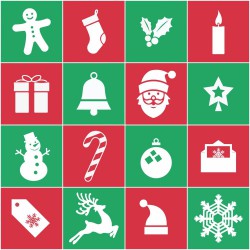 Adesivo de Azulejo Natal