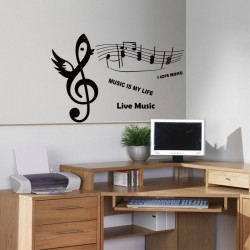 Adesivo de Parede Imusic