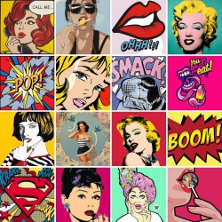 Adesivo para Azulejo Pop Art