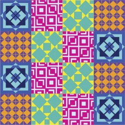 Adesivo para Azulejo Square