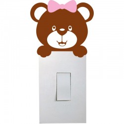 Adesivo para Interruptor Ursinha