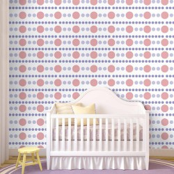 Papel de Parede Bolinhas Girl