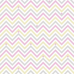Papel de Parede Chevron Star Girl Clean