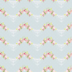 Papel de Parede Floral Candelabro