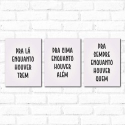 Placa Decorativa Kit Enquanto Houver