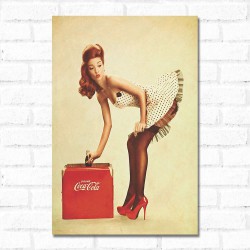 Placa Decorativa Pin Up